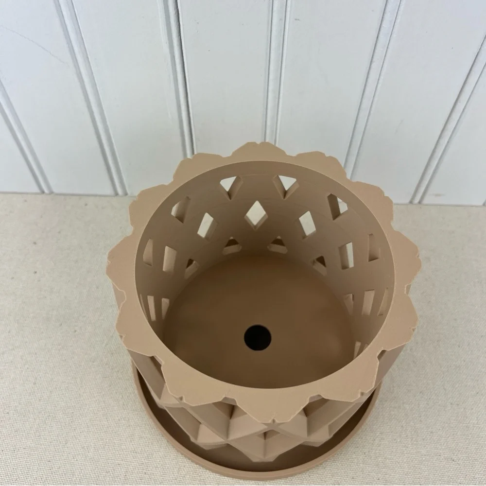 Modern Orchid Plant Pot, The Alune Orchid Planter, 3D Printed